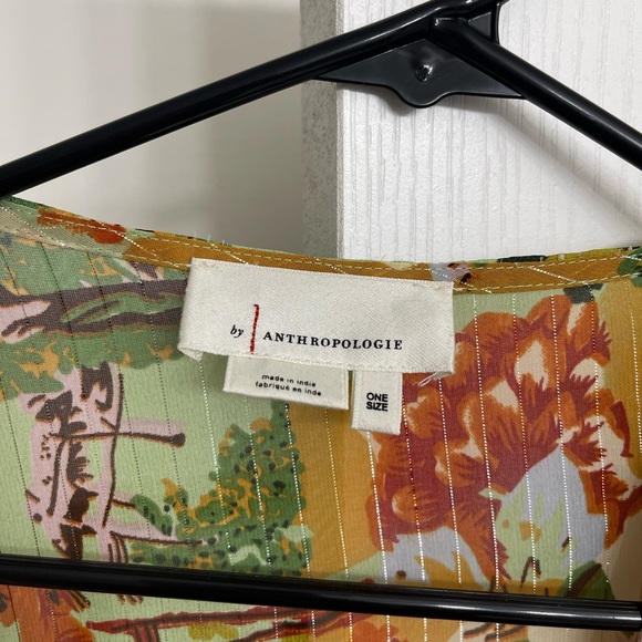 Anthropologie Multicolor Floral Wrap - Picture 3 of 5